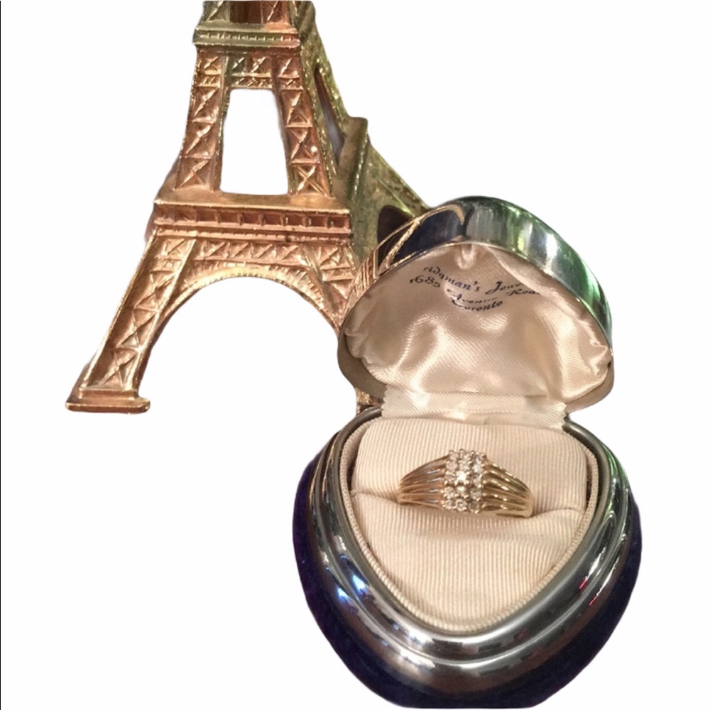 14k Gold Diamond ring w/appraisal beauty’
